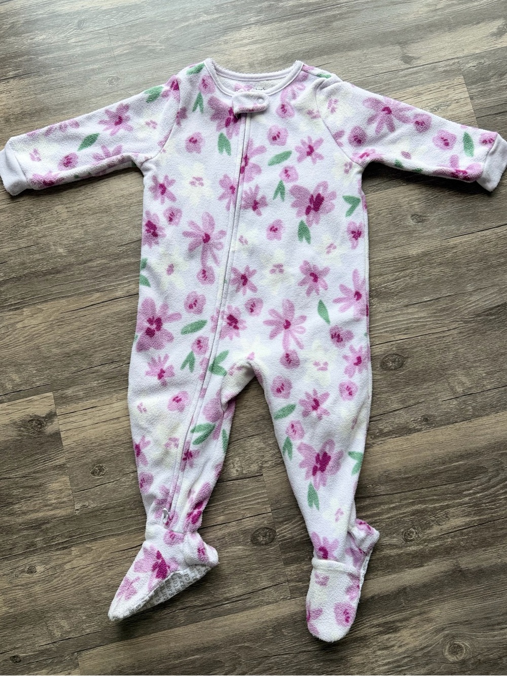 Carter's Girls Fleece Footie pajama 12M